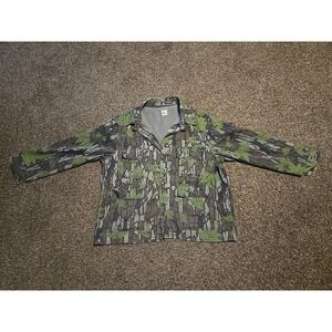 Vintage Pointer Brand Camo Jacket Coat Camouflage USA Made XL Button Up